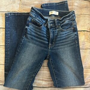 BKE Women's Dark Blue Boot Cut Jeans